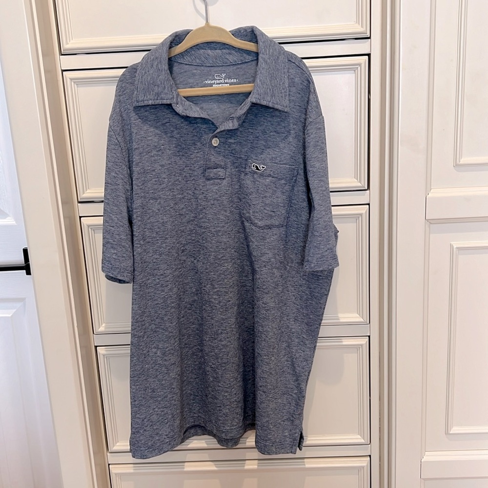 Boys SZ M VINEYARDS VINES EDGARTOWN short sleeve polo shirt